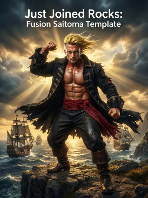 Just Joined Rocks: Fusion Saitama Template. cover