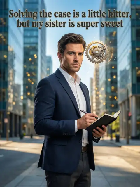 Solving the case is a little bitter, but my sister is super sweet cover