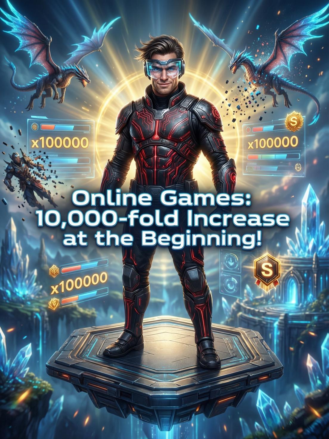 Online Games: 10,000-fold Increase at the Beginning! cover