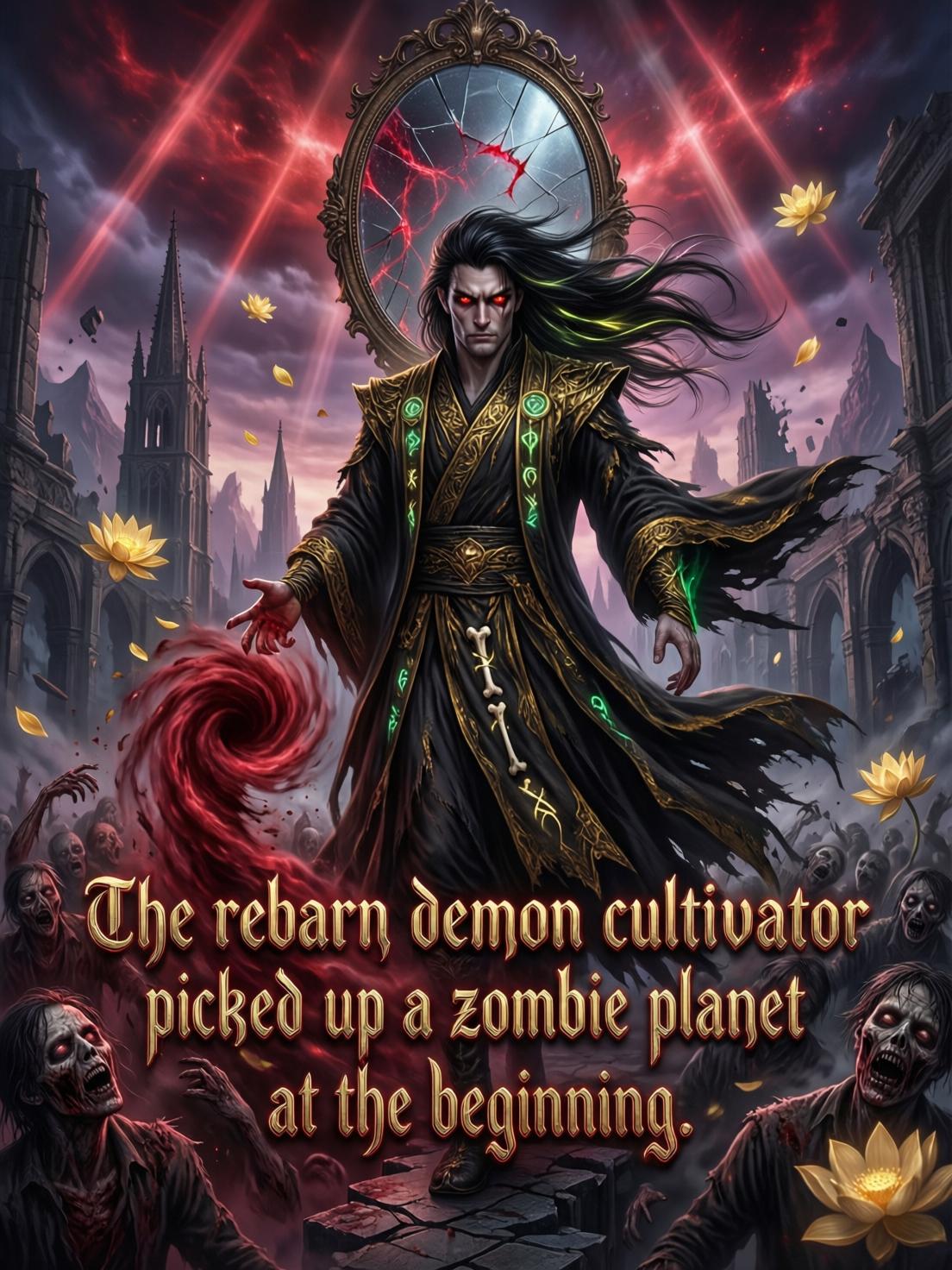 The reborn demon cultivator picked up a zombie planet at the beginning cover