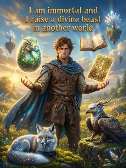 I am immortal and I raise a divine beast in another world cover