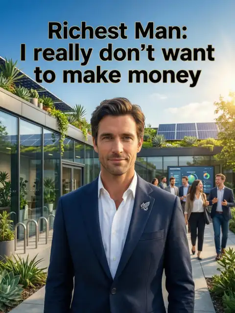 Richest Man: I really don’t want to make money cover