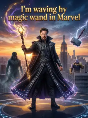 I'm waving my magic wand in Marvel cover