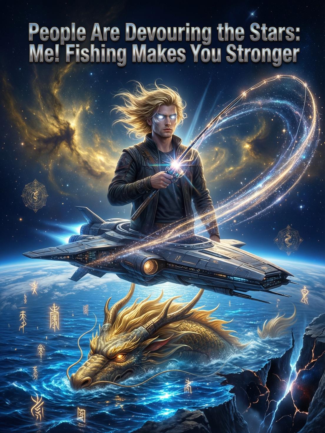 People are devouring the stars: me! Fishing makes you stronger cover