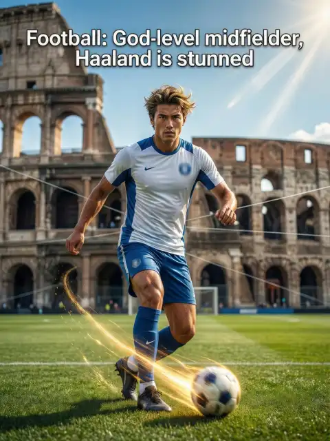 Football: God-level midfielder, Haaland is stunned cover
