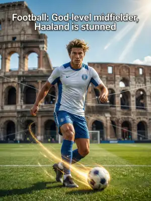 Football: God-level midfielder, Haaland is stunned cover
