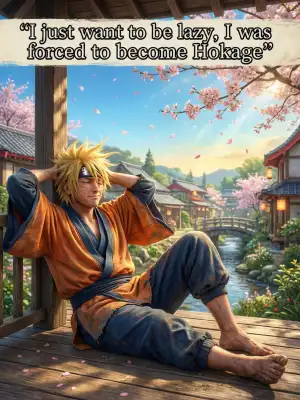 I just want to be lazy, I was forced to become Hokage cover