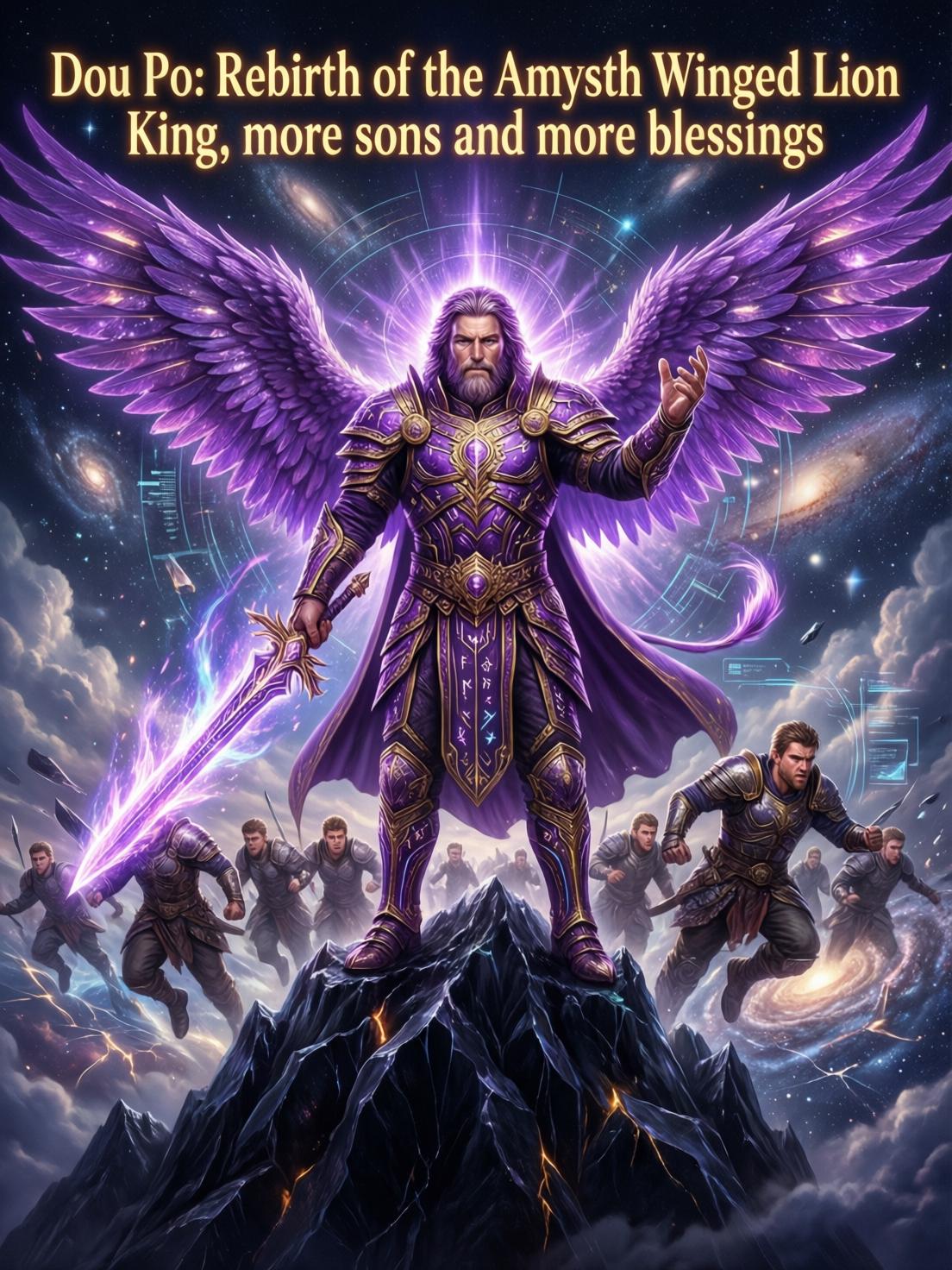 Dou Po: Rebirth of the Amethyst Winged Lion King, more sons and more blessings cover