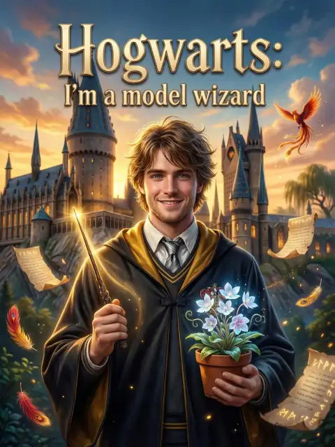 Hogwarts: I'm a model wizard cover