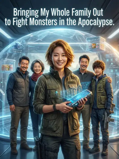 Bringing My Whole Family Out to Fight Monsters in the Apocalypse cover