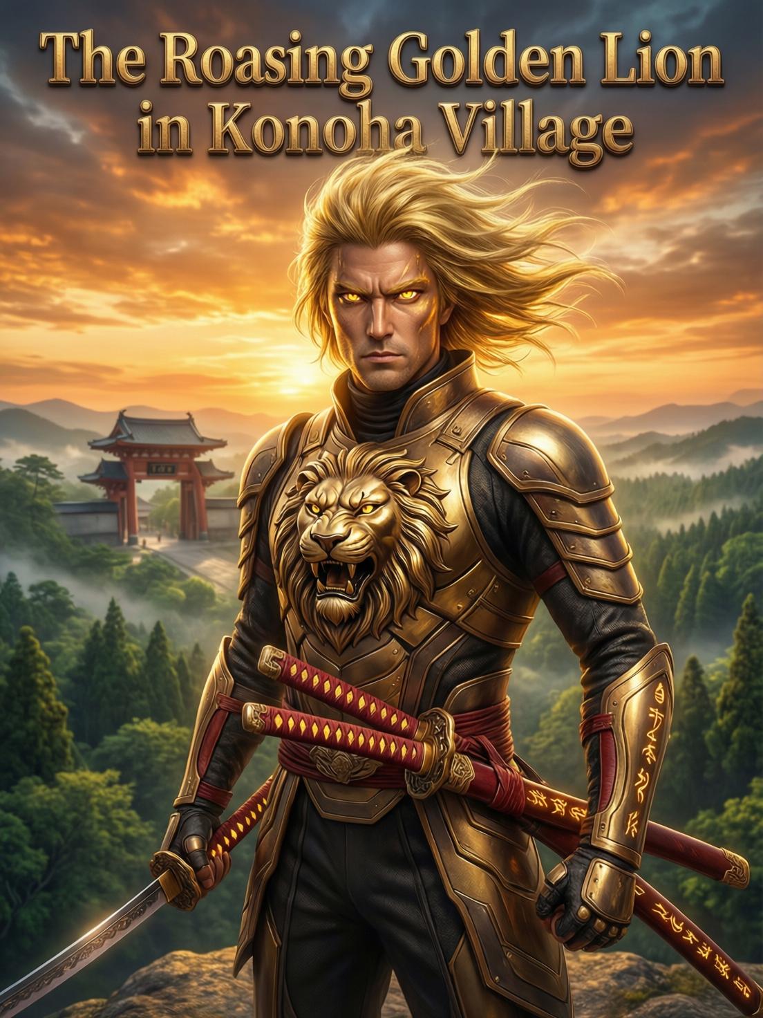 The Roaring Golden Lion in Konoha Village cover