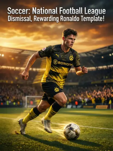 Soccer: National Football League Dismissal, Rewarding Ronaldo Template! cover