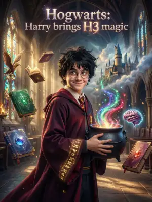 Hogwarts: Harry brings H3 magic cover