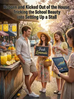 Reborn and kicked out of the house, tricking the school beauty into setting up a stall cover