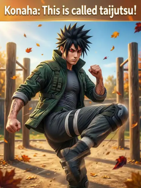 Konoha: This is called taijutsu! cover