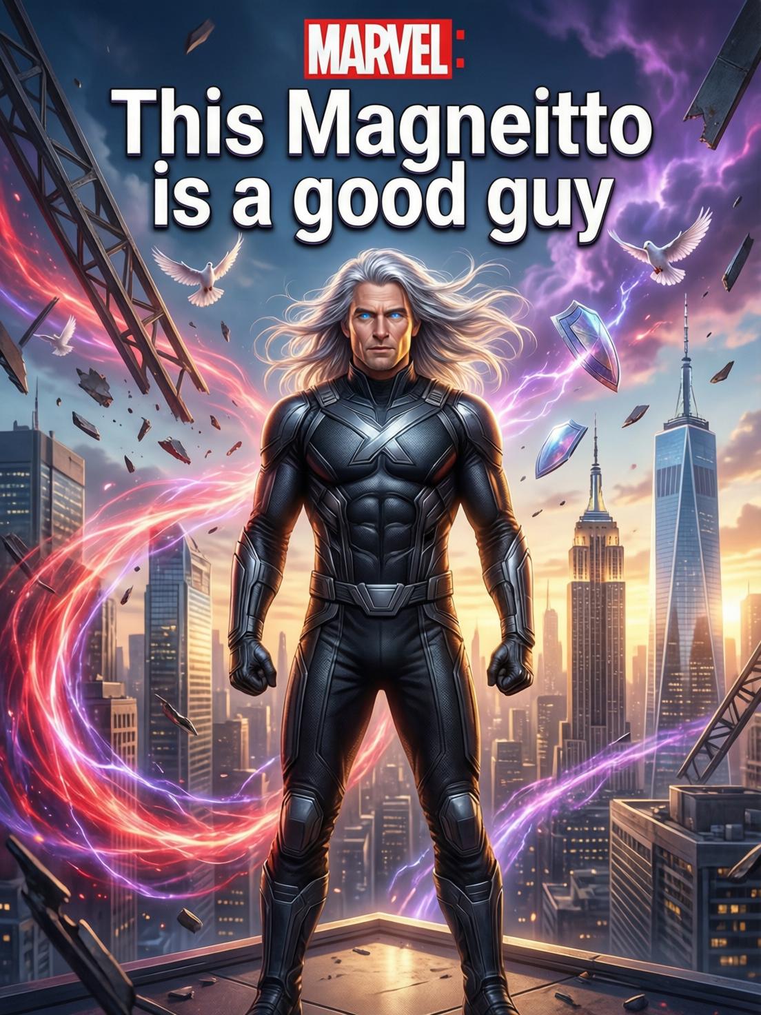Marvel: This Magneto is a good guy cover