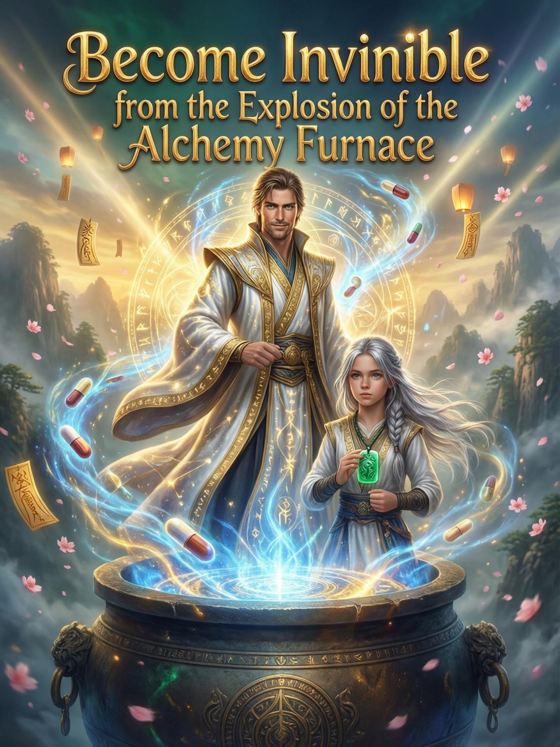 Become invincible from the explosion of the alchemy furnace cover