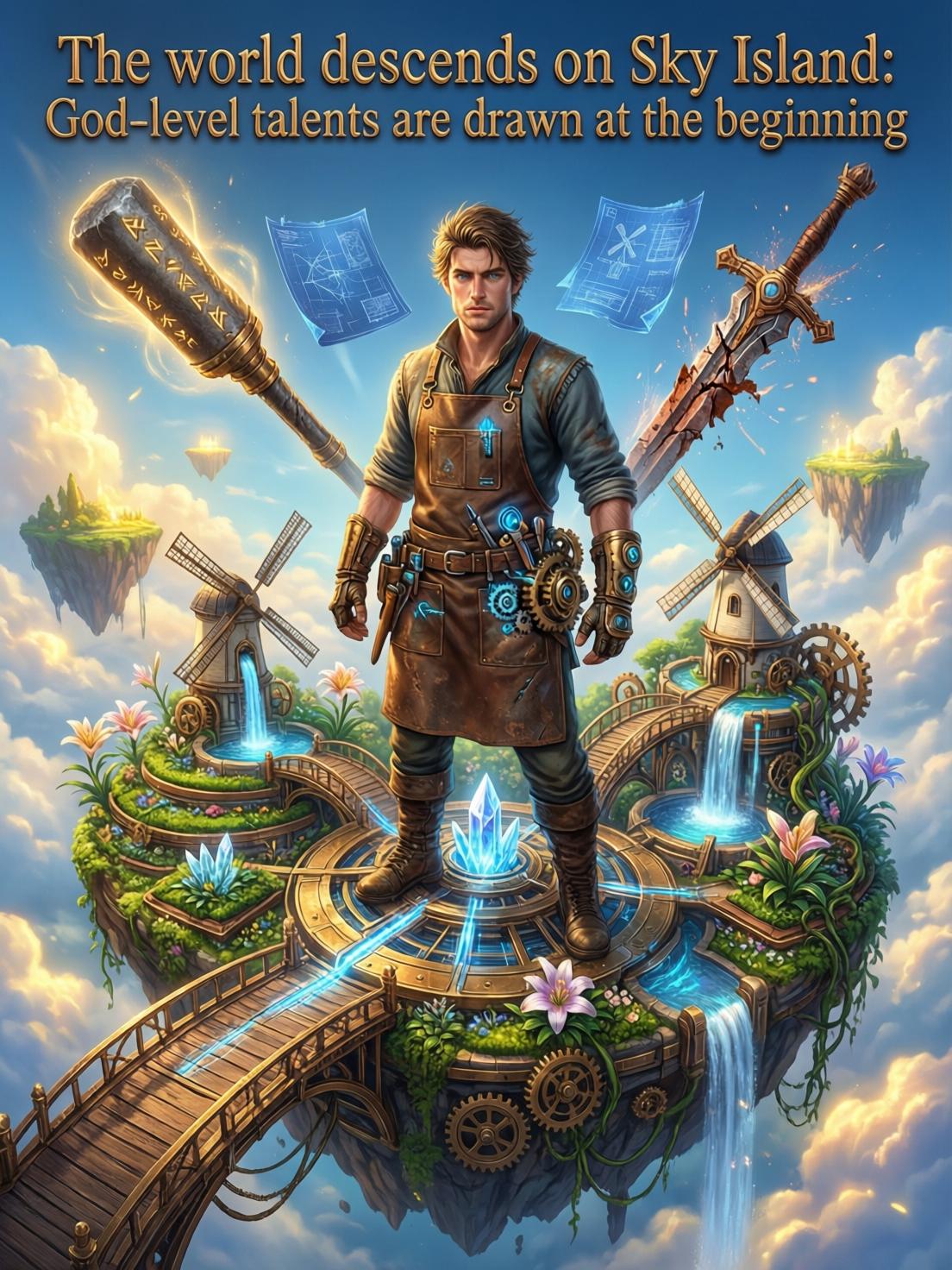 The world descends on Sky Island: God-level talents are drawn at the beginning cover