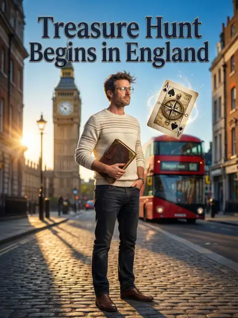 Treasure hunt begins in England cover