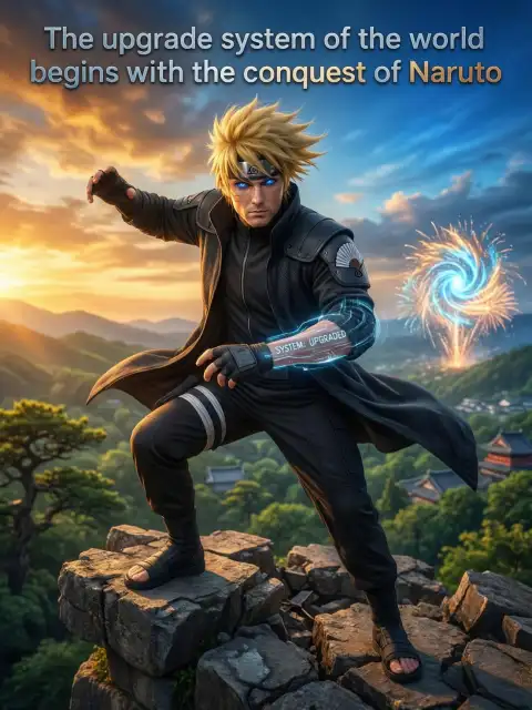 The upgrade system of the world begins with the conquest of Naruto cover