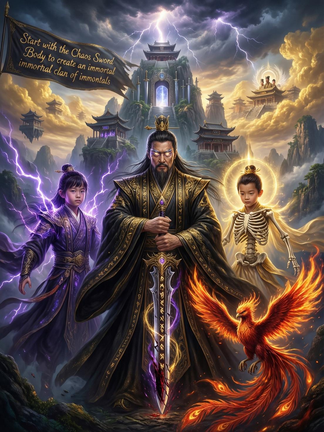 Start with the Chaos Sword Body to create an immortal clan of immortals cover