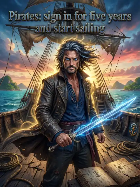 Pirates: sign in for five years and start sailing cover