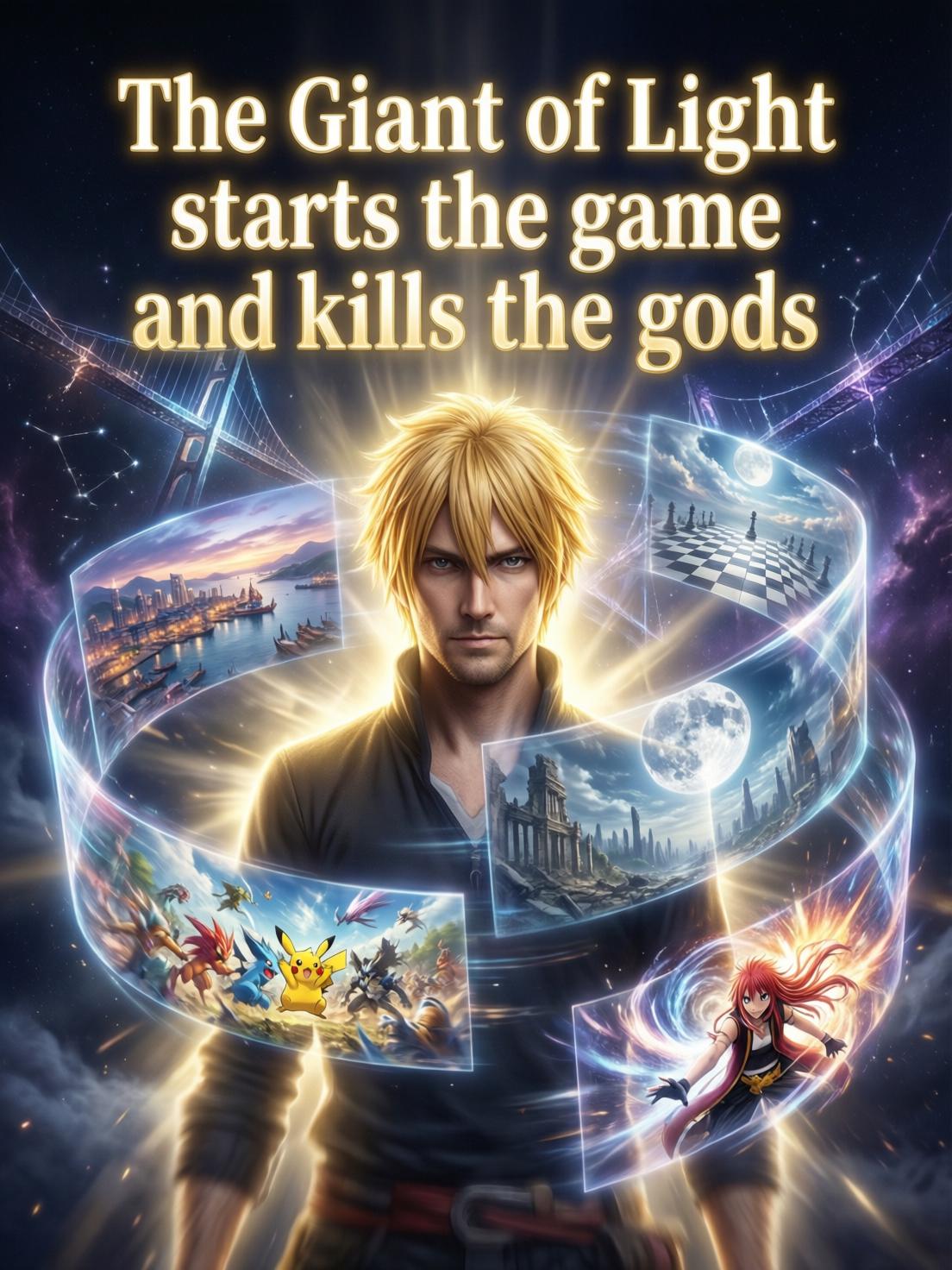 The Giant of Light starts the game and kills the gods cover