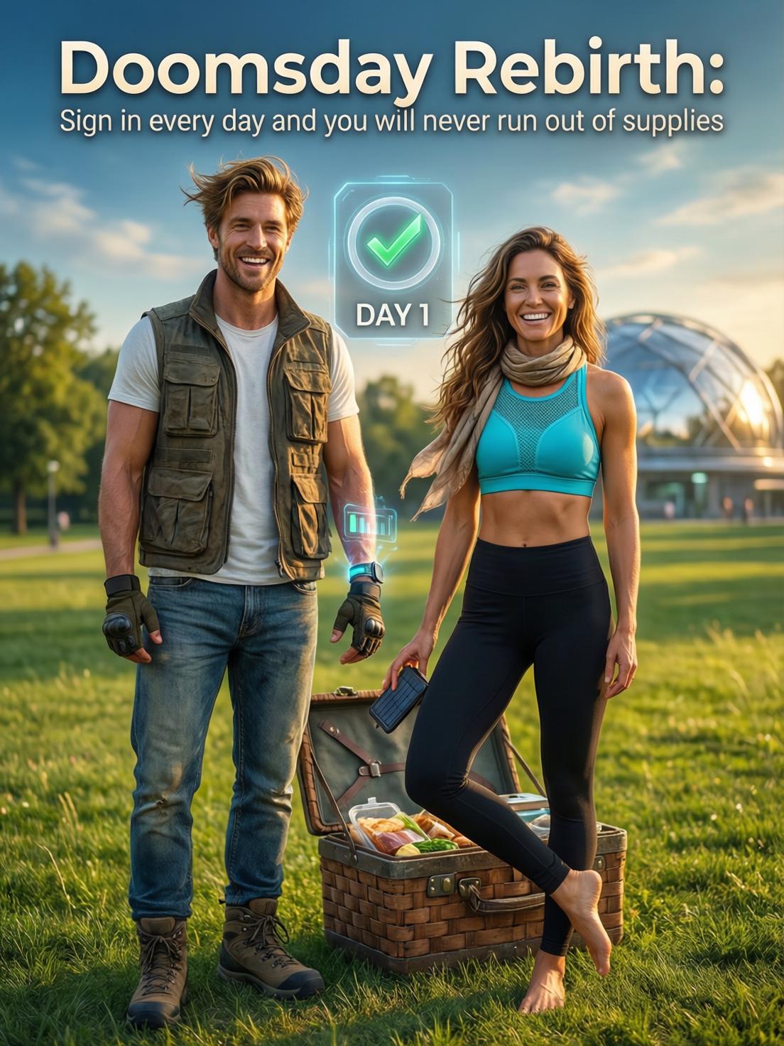 Doomsday Rebirth: Sign in every day and you will never run out of supplies cover