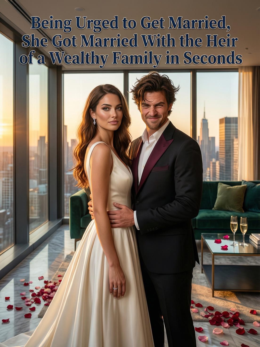 Being urged to get married, she got married with the heir of a wealthy family in seconds cover