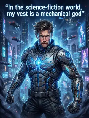 In the science fiction world, my vest is a mechanical god. cover