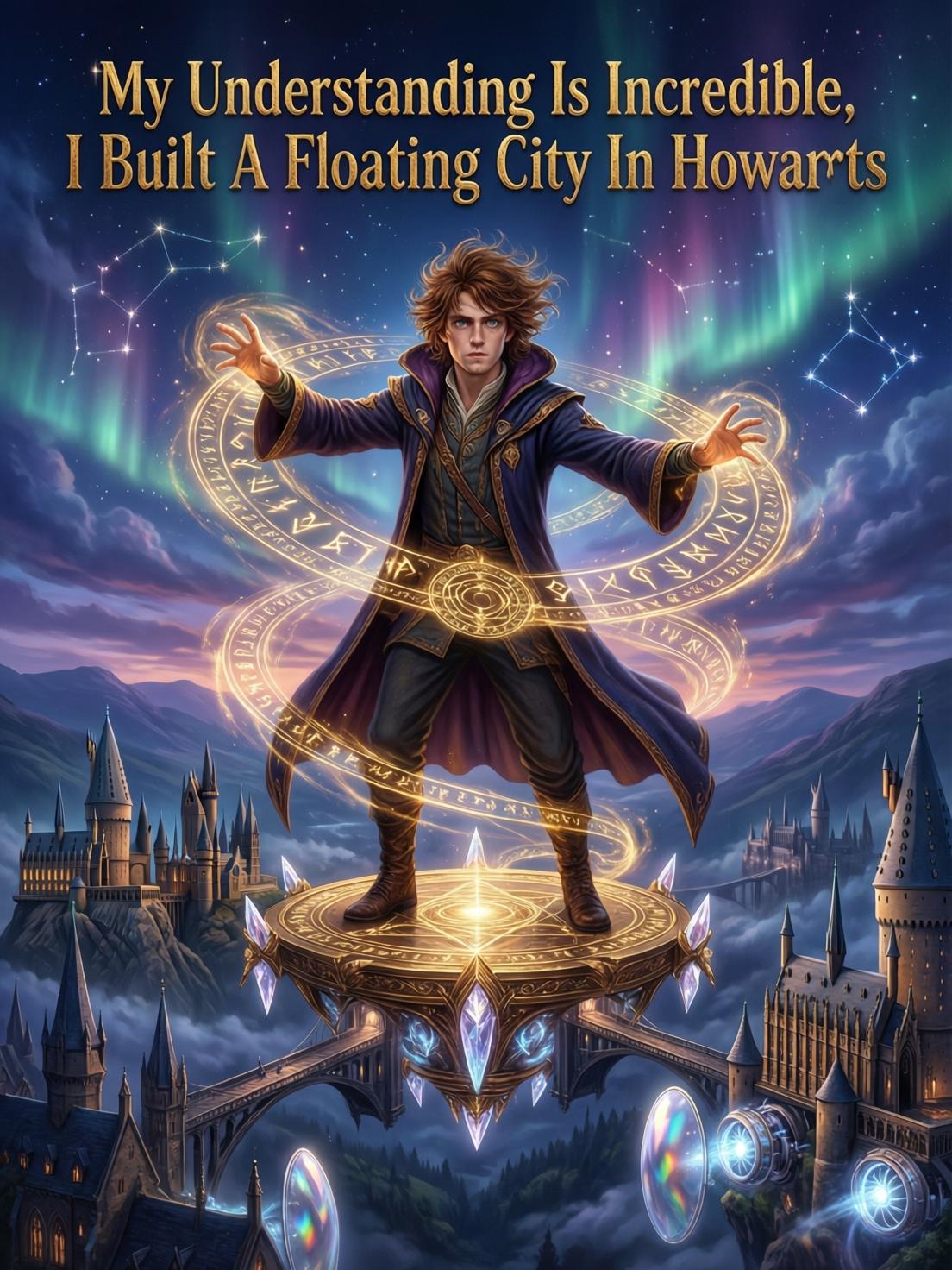 My Understanding Is Incredible, I Built A Floating City In Hogwarts cover