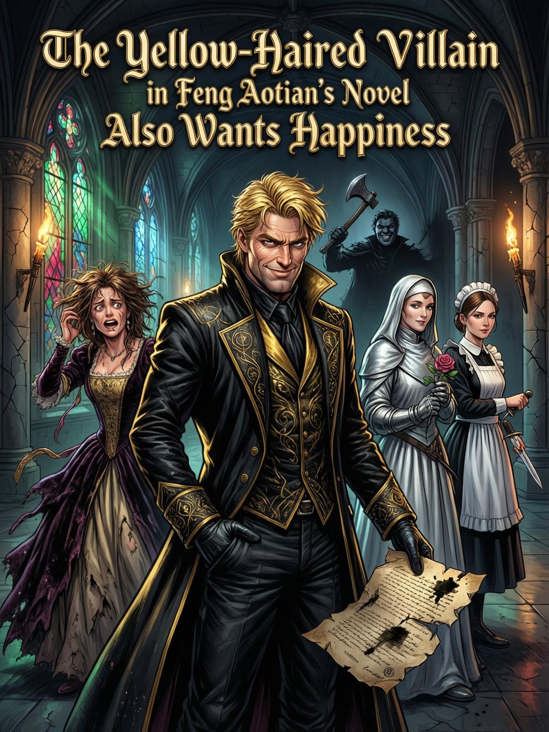 The yellow-haired villain in Feng Aotian's novel also wants happiness cover