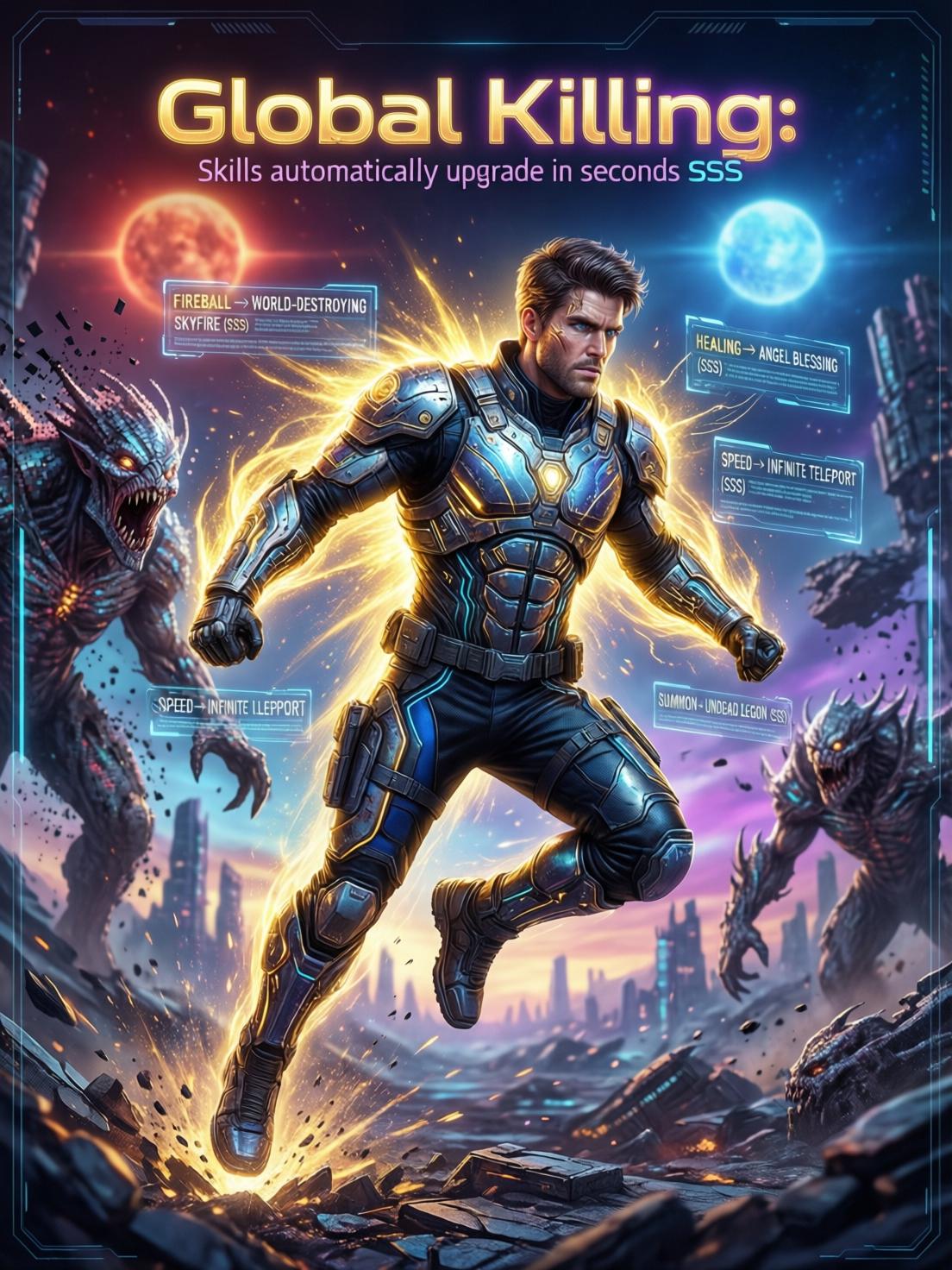 Global Killing: Skills automatically upgrade in seconds SSS cover