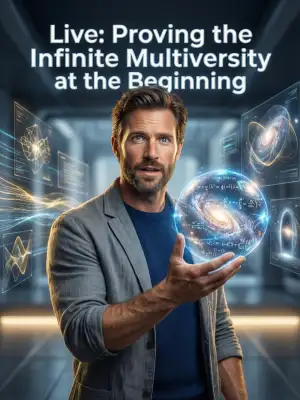 Live: Proving the infinite multiverse at the beginning cover