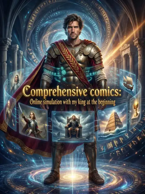 Comprehensive comics: Online simulation with my king at the beginning cover