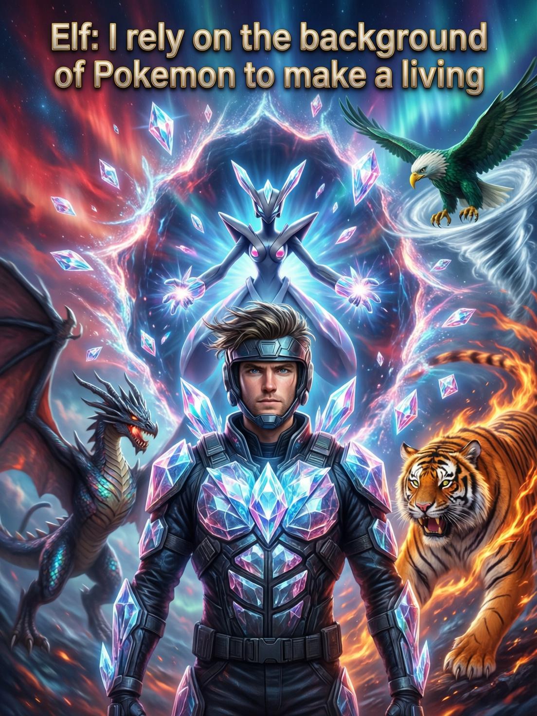 Elf: I rely on the background of Pokémon to make a living cover