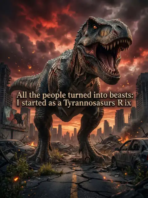All the people turned into beasts: I started as a Tyrannosaurus Rex cover