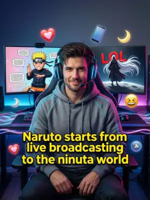 Naruto starts from live broadcasting to the ninja world cover