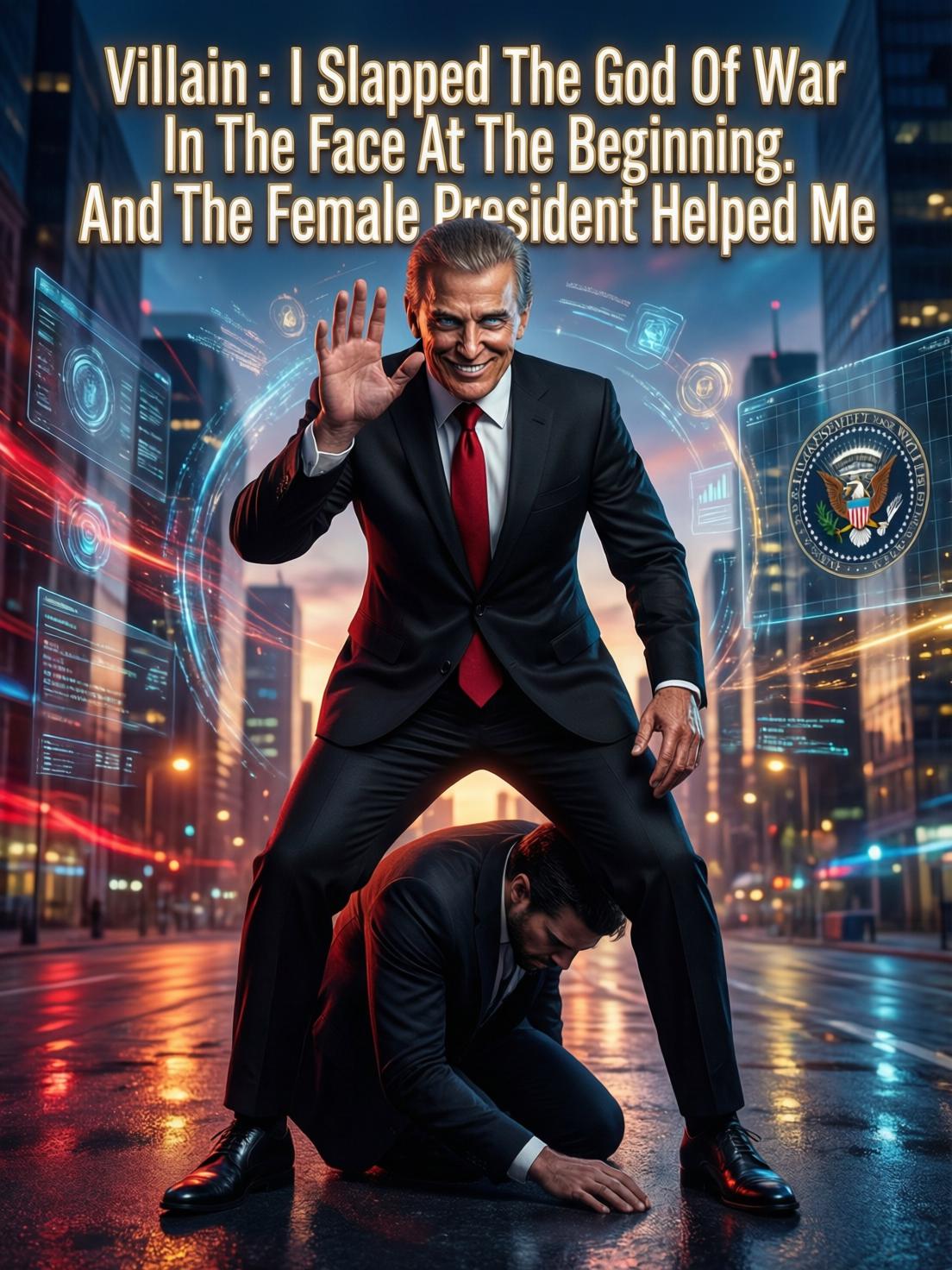 Villain: I Slapped The God Of War In The Face At The Beginning, And The Female President Helped Me V cover