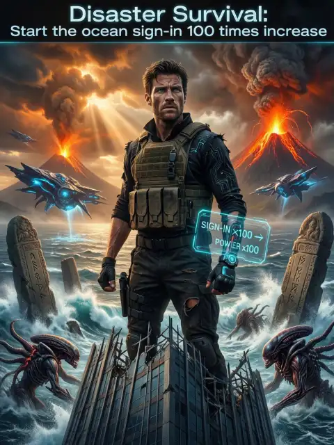 Disaster Survival: Start the ocean sign-in 100 times increase cover