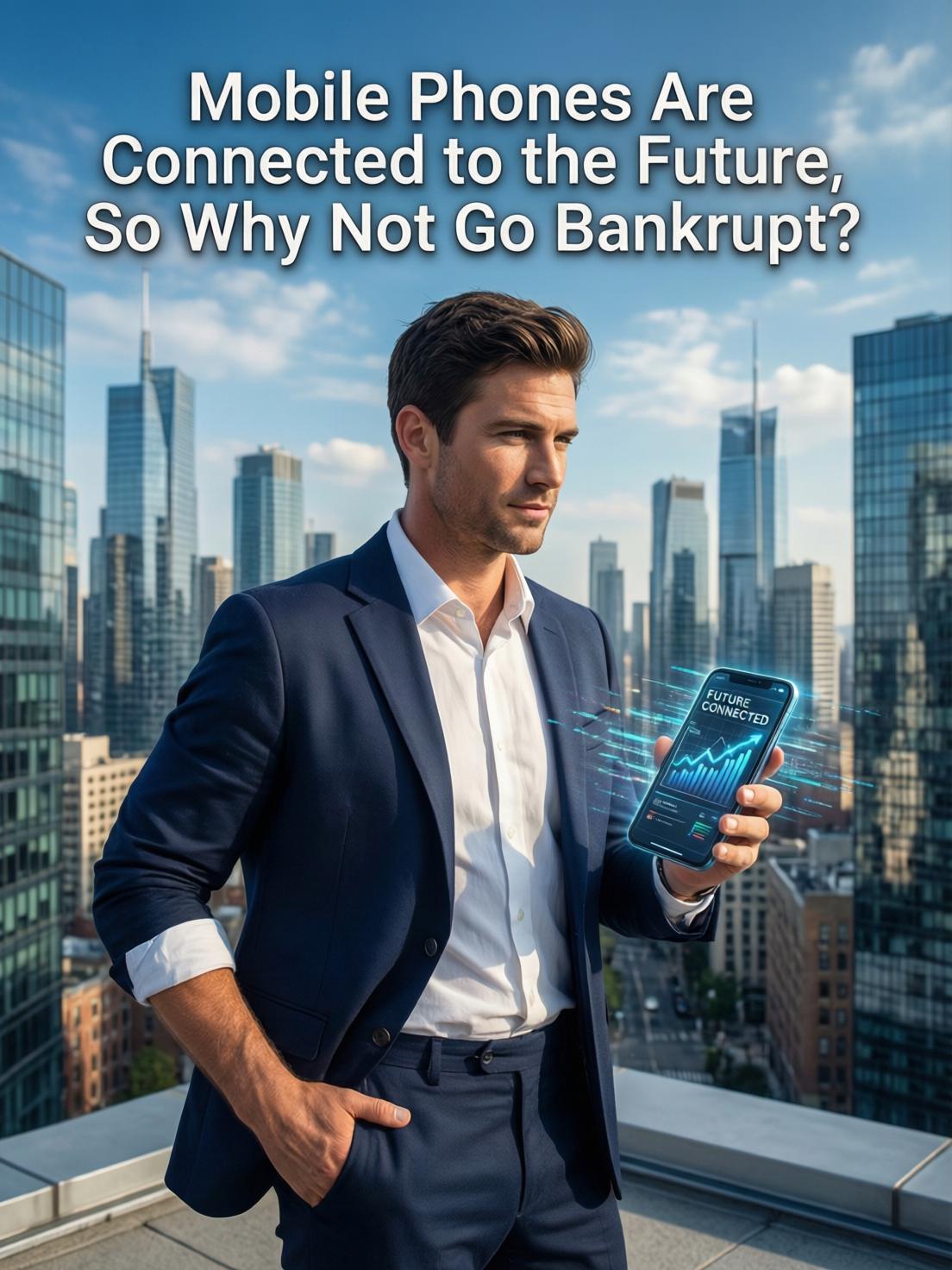 Mobile phones are connected to the future, so why not go bankrupt? cover