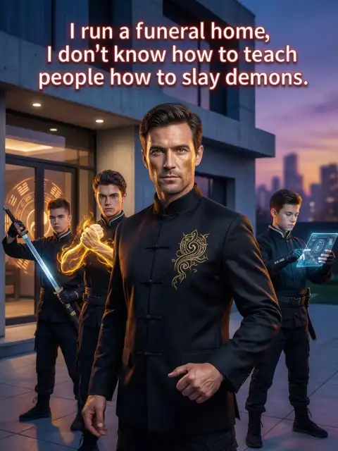 I run a funeral home, I don't know how to teach people how to slay demons cover