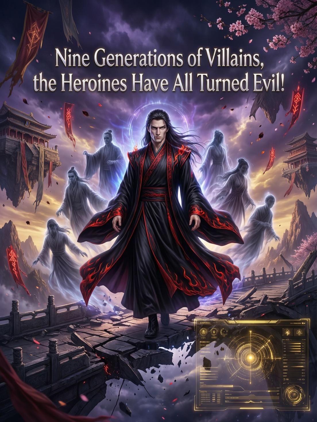 Nine generations of villains, the heroines have all turned evil! cover