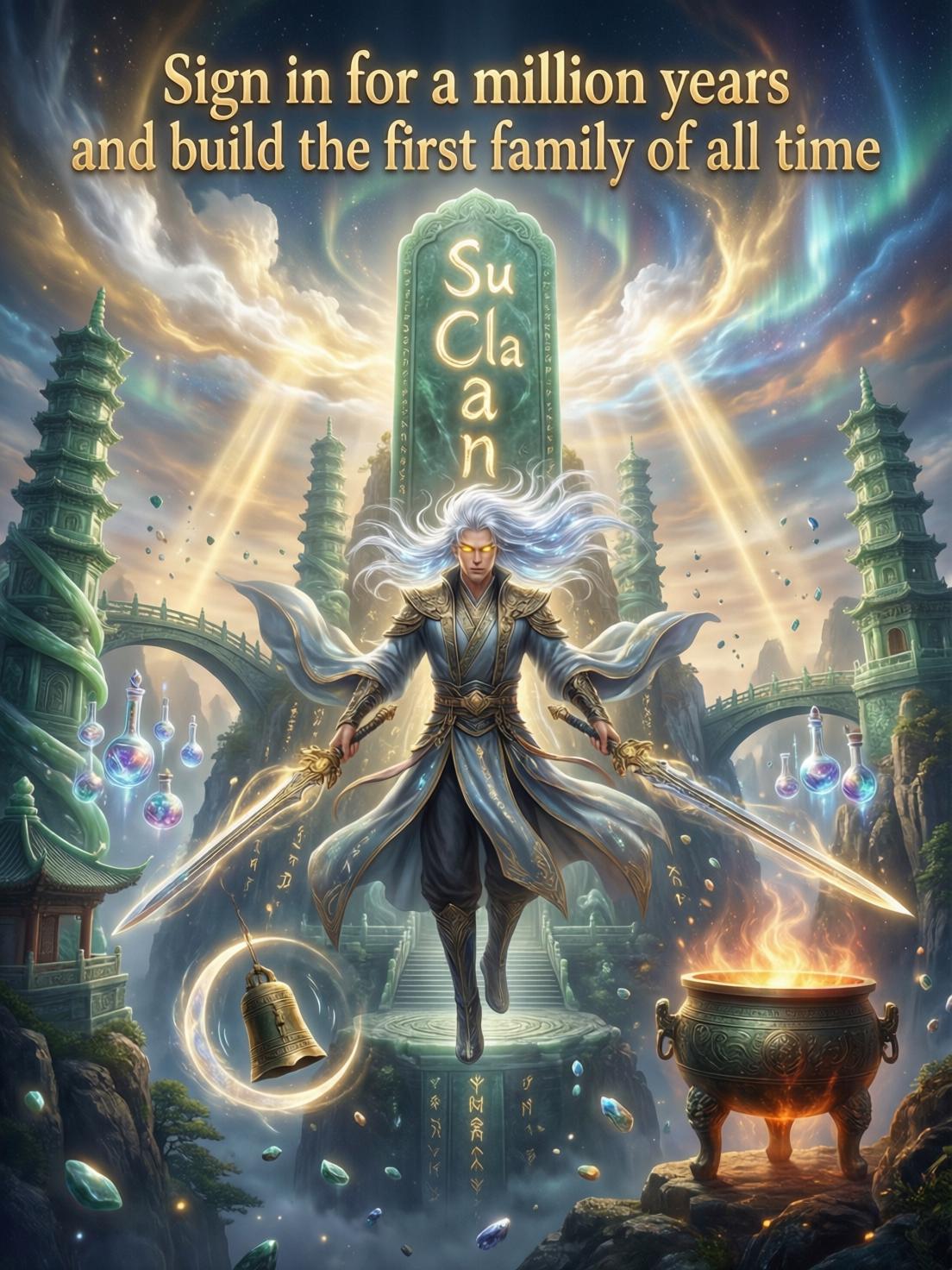 Sign in for a million years and build the first family of all time cover