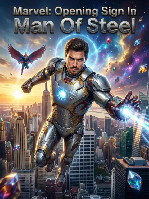 Marvel: Opening Sign In Man Of Steel cover