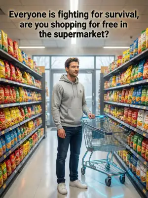Everyone is fighting for survival, are you shopping for free in the supermarket? cover