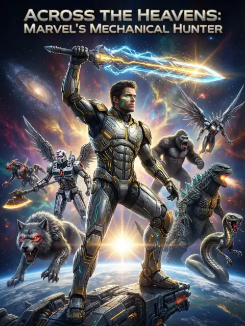Across the Heavens: Marvel's Mechanical Hunter cover