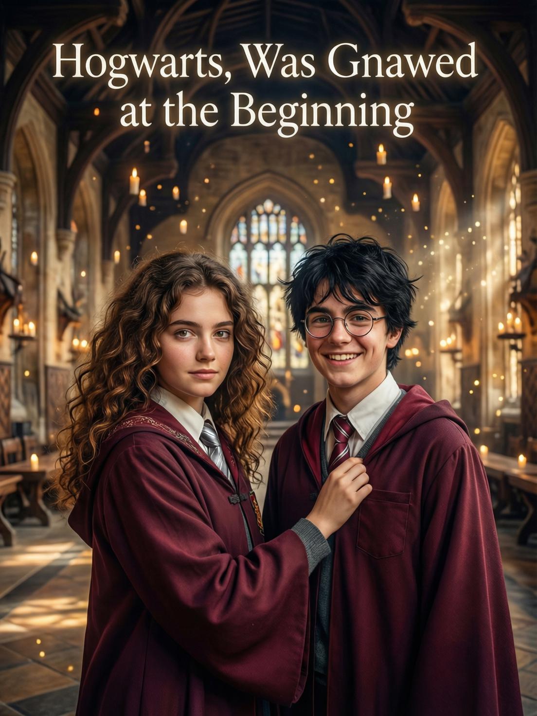 Hogwarts, was gnawed at the beginning cover