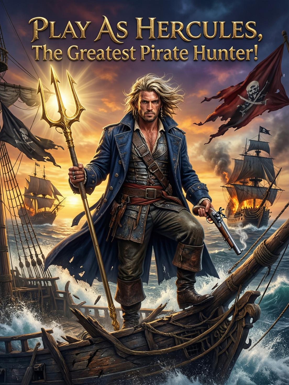 Play As Hercules, The Greatest Pirate Hunter! cover