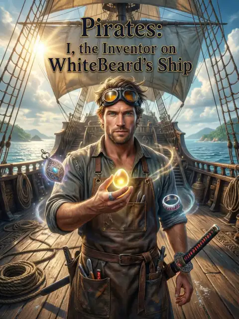 Pirates: I, the inventor on Whitebeard's ship cover